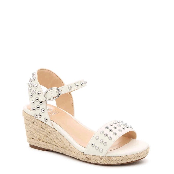VINCE CAMUTO GIRLS ADALINA ESPADRILLE WEDGE SANDAL - Picture 1 of 8